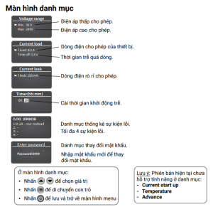 THIẾT BỊ BẢO VỆ TỦ LẠNH-TỦ ĐÔNG